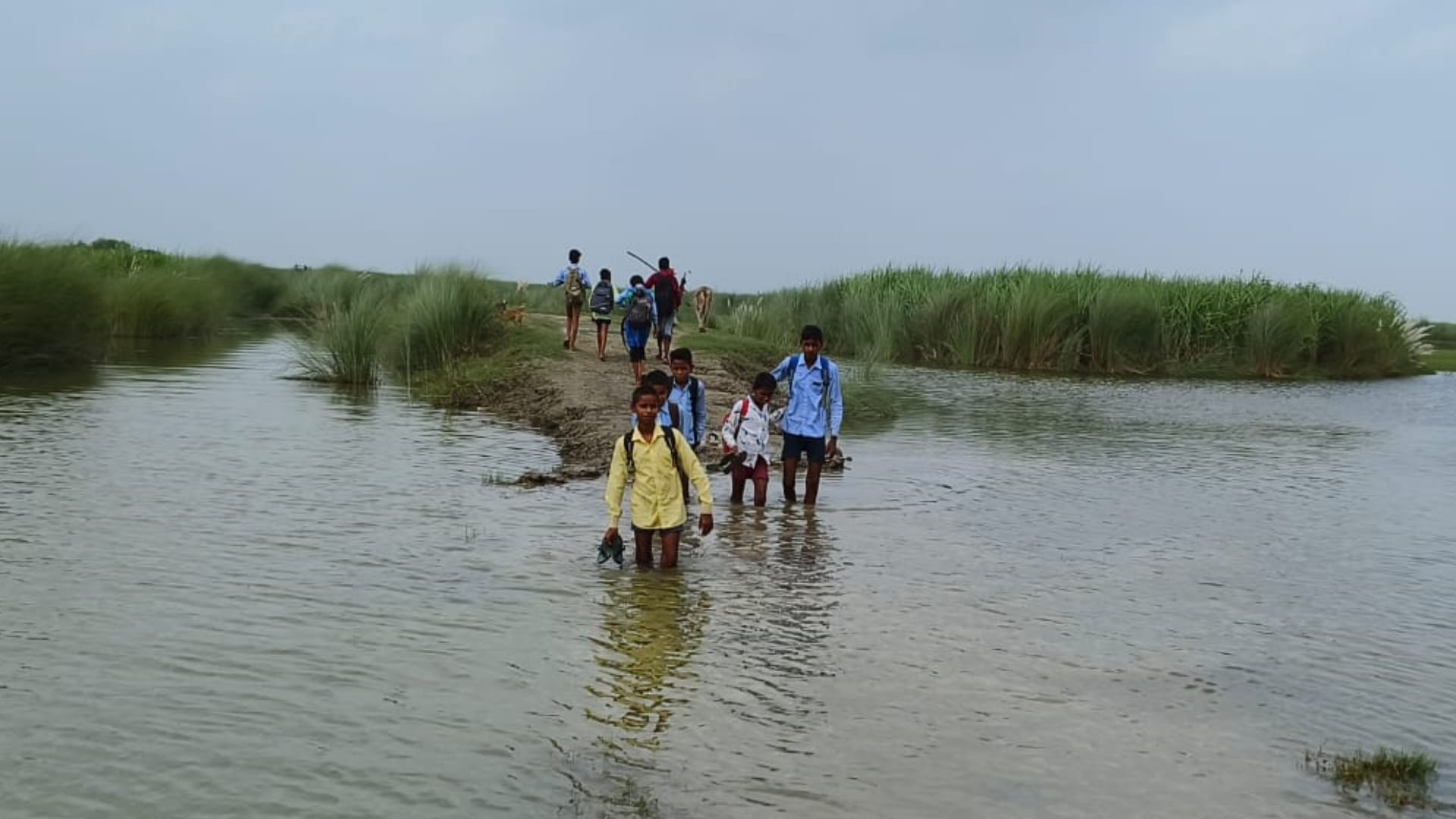 Flood like situation in many districts in Uttar Pradesh.