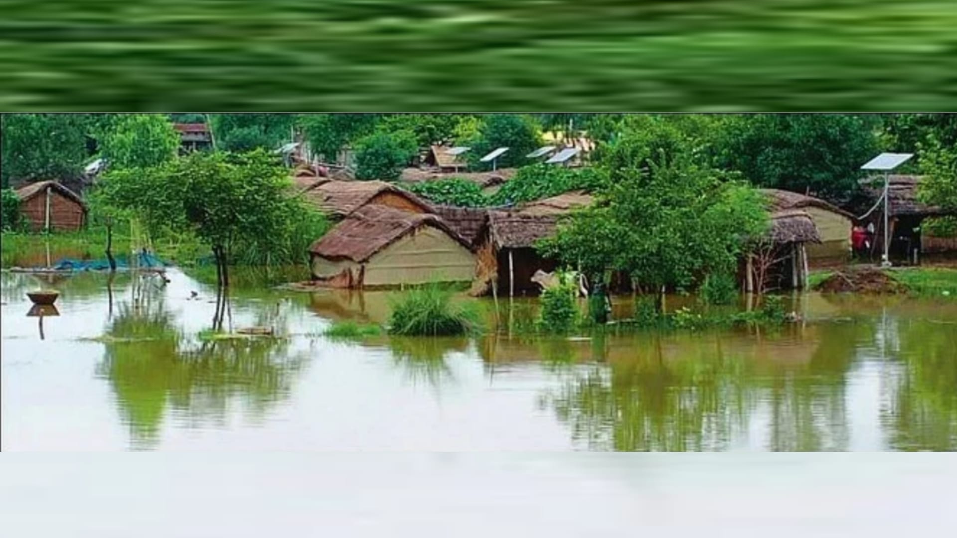 Flood like situation in many districts in Uttar Pradesh.