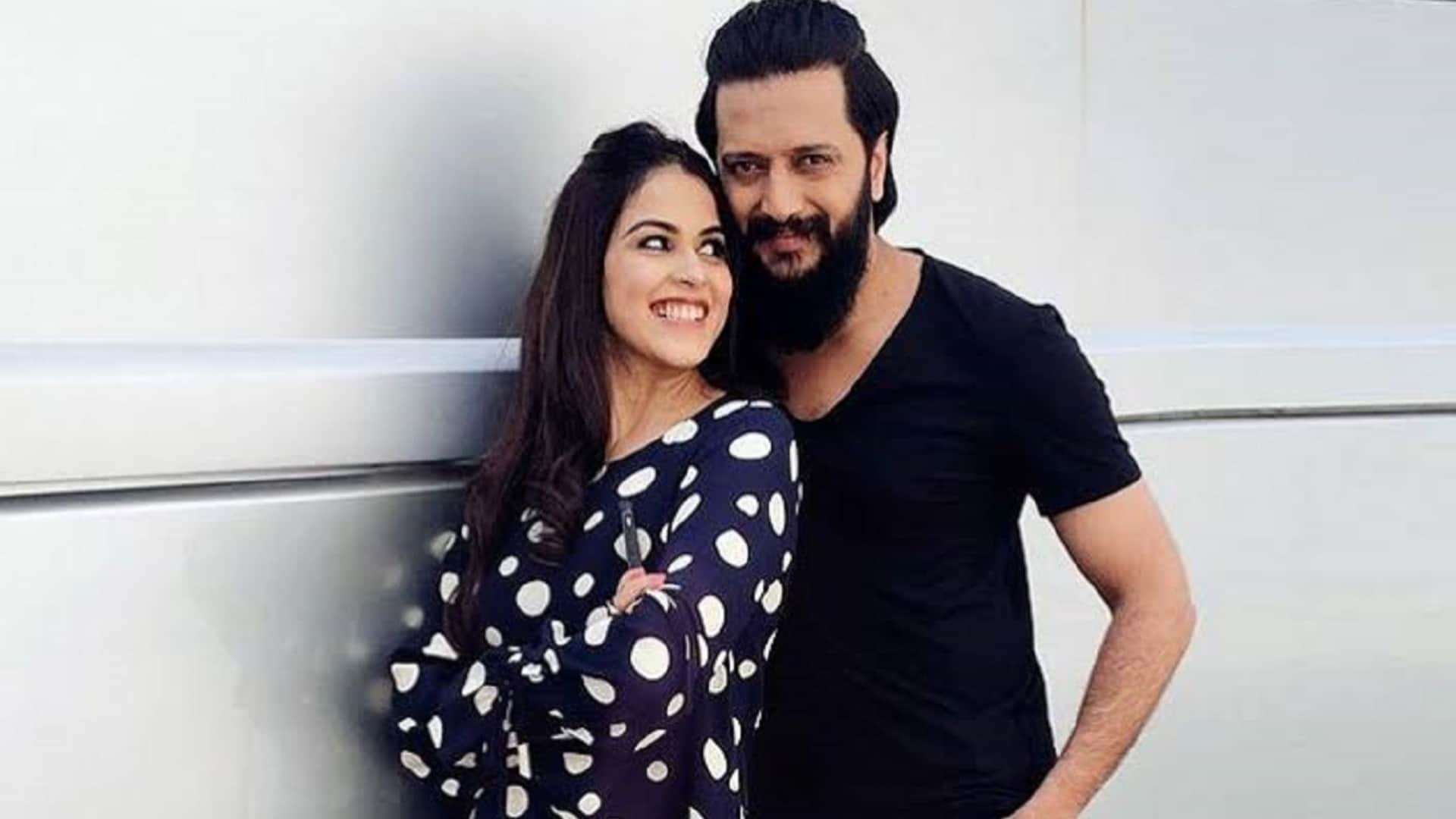 Genelia Deshmukh gave her reaction over Why she consider herself an eight year old girl Ritesh Deshmukh read