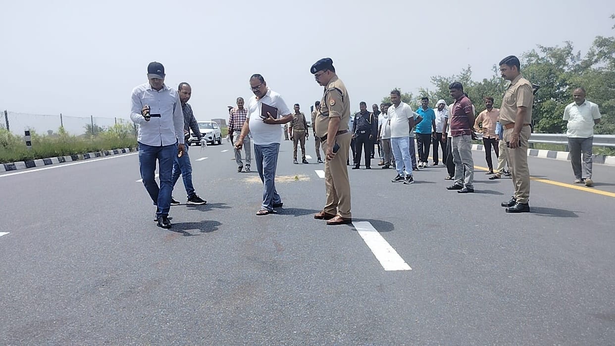 the body of missing student was found lying crushed on the expressway, the family said  the lover has murdered