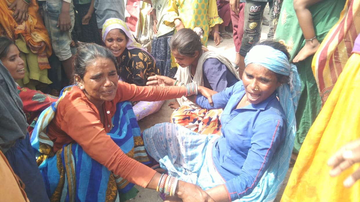 The protest against molestation was heavy, the goons beat them fiercely, maternal uncle died and nephew injure