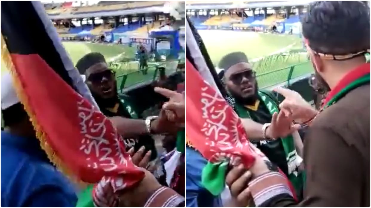 Pakistan and Afghanistan fans clash in match between PAK vs AFG 3rd ODI Watch Video