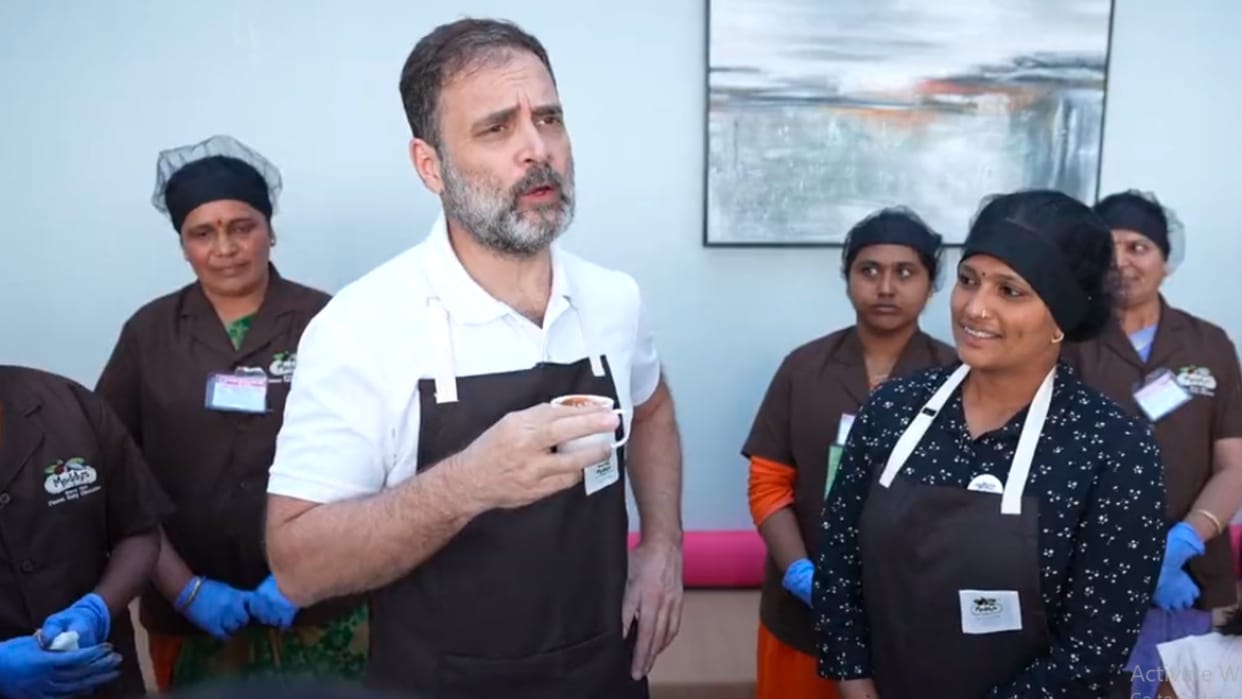 Rahul gandhi said creating industrial hub and single gst need for msme sector