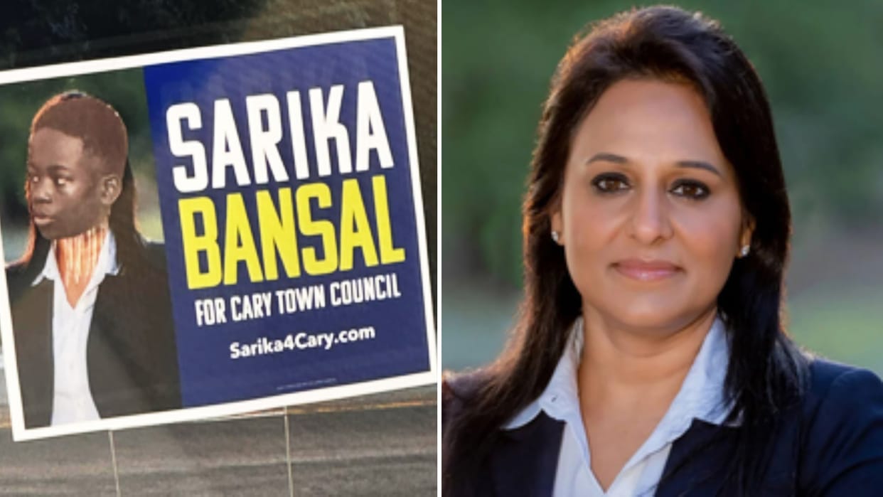 Indian-origin town council candidate's campaign sign defaced in US