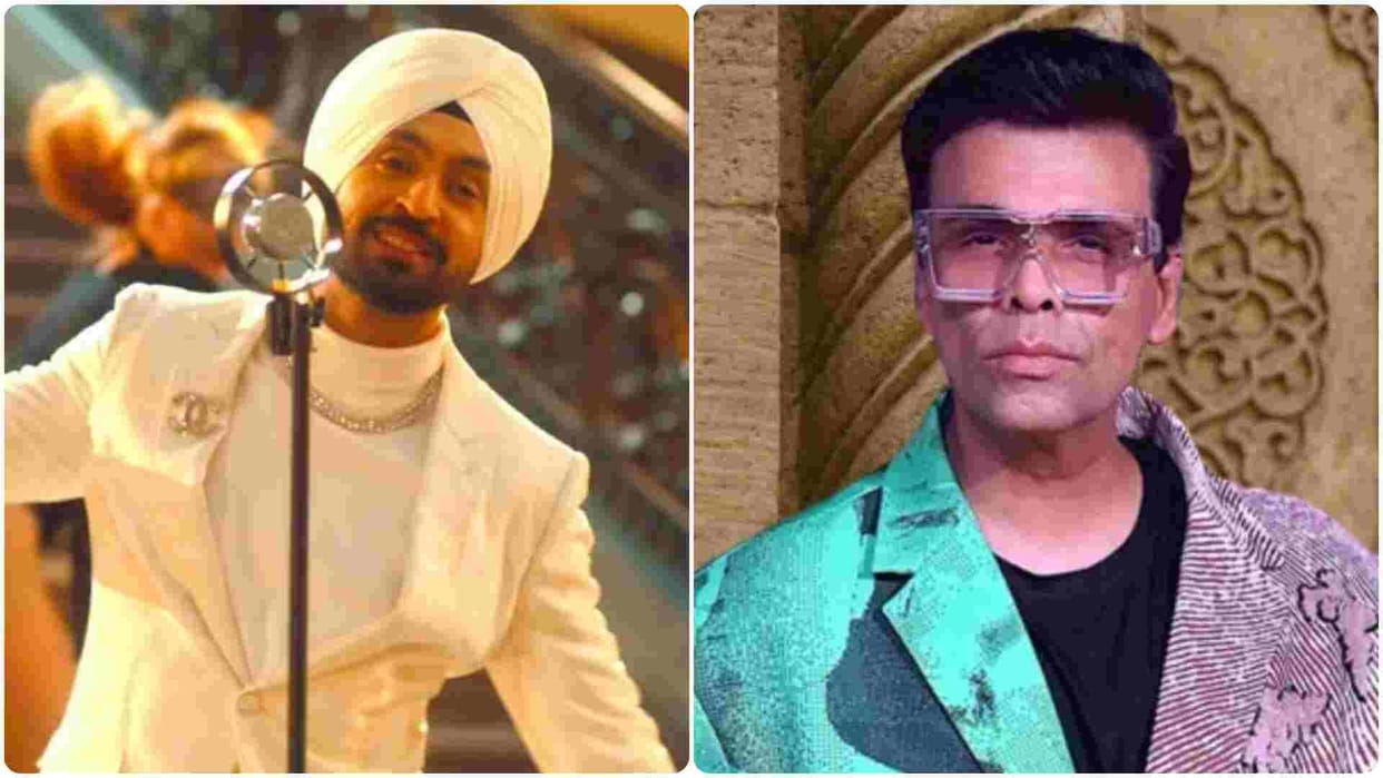 This is how Diljit Dosanjh reacted when Karan Johar asked him for the rights of his song Lover in RARKPK