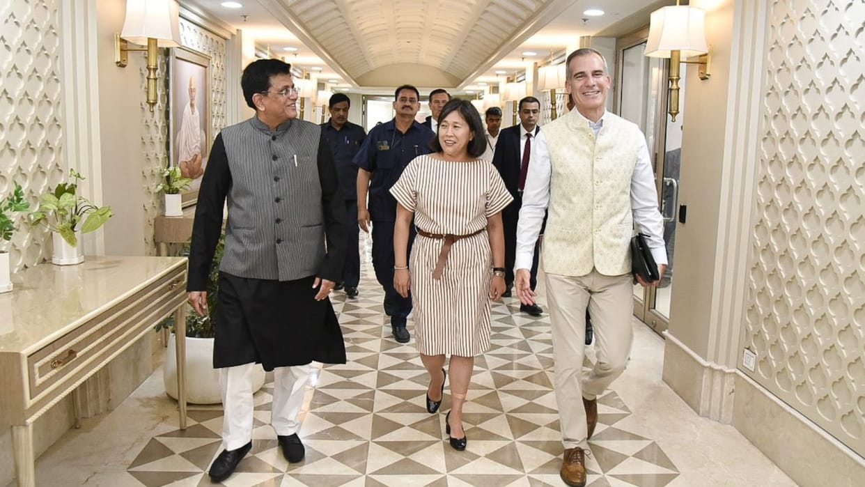 Piyush Goyal bilateral meeting with American Trade Representative katherine Tai