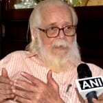 इसरो के पूर्व वैज्ञानिक नंबी नारायणन।
