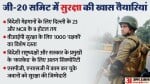 जी-20 समिट के लिए विशेष तैयारी।