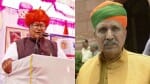 कैलाश मेघवाल और कानून मंत्री अर्जुनराम मेघवाल।