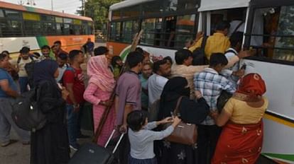 Moradabad:700 buses run in Rakshabandhan, personnel leave cancelled, sisters will travel for free