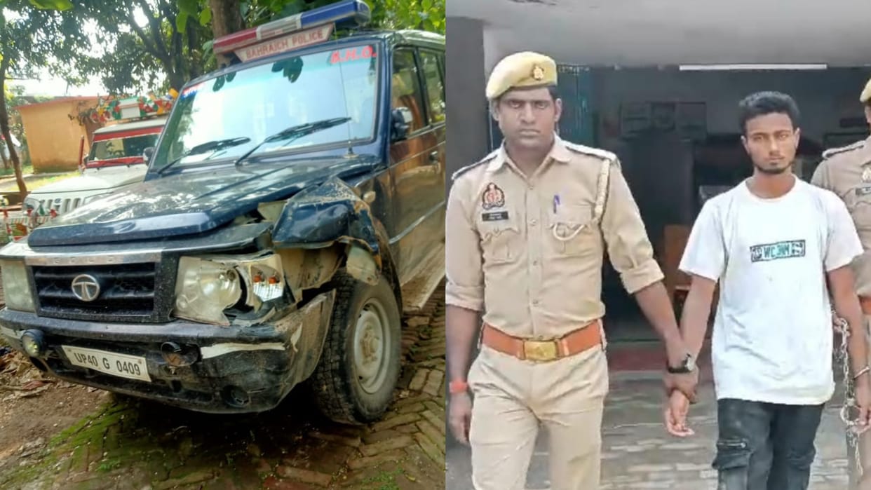 One animal smuggler arrested in Nawabganj Bahraich.