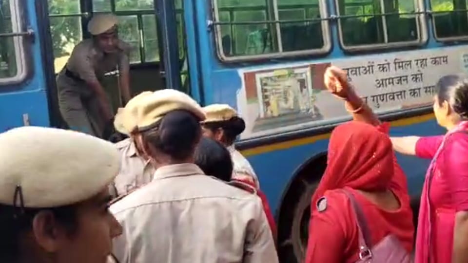 Asha Workers Protest in Panchkula