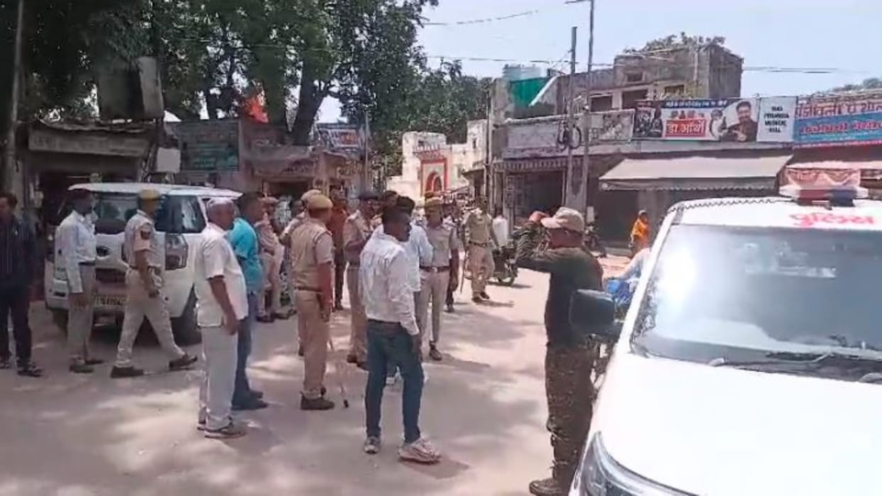 Dholpur News young man coming home with tractor was shot family members alleged police fired condition critica