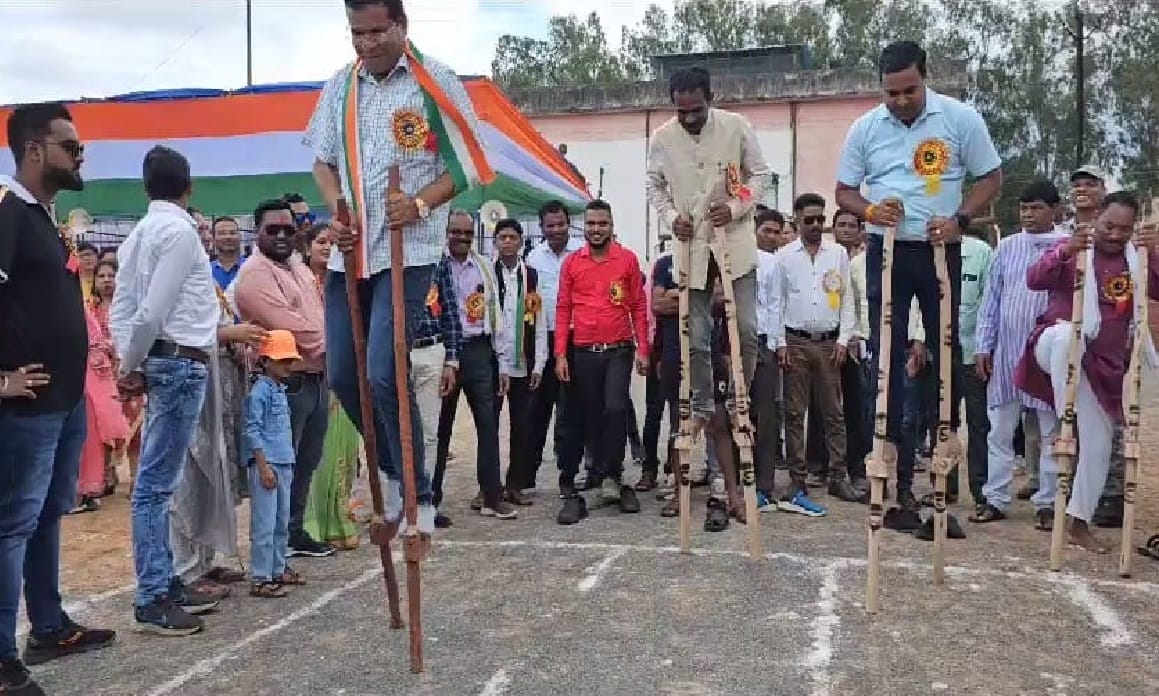Minister Mohan Markam inaugurated three day Chhattisgarhia Olympics 2023-24 in Kondagaon