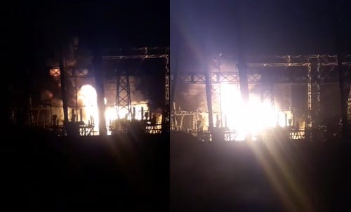A fierce fire broke out in the power house, a dozen villages lost power, six fire engines in rescue