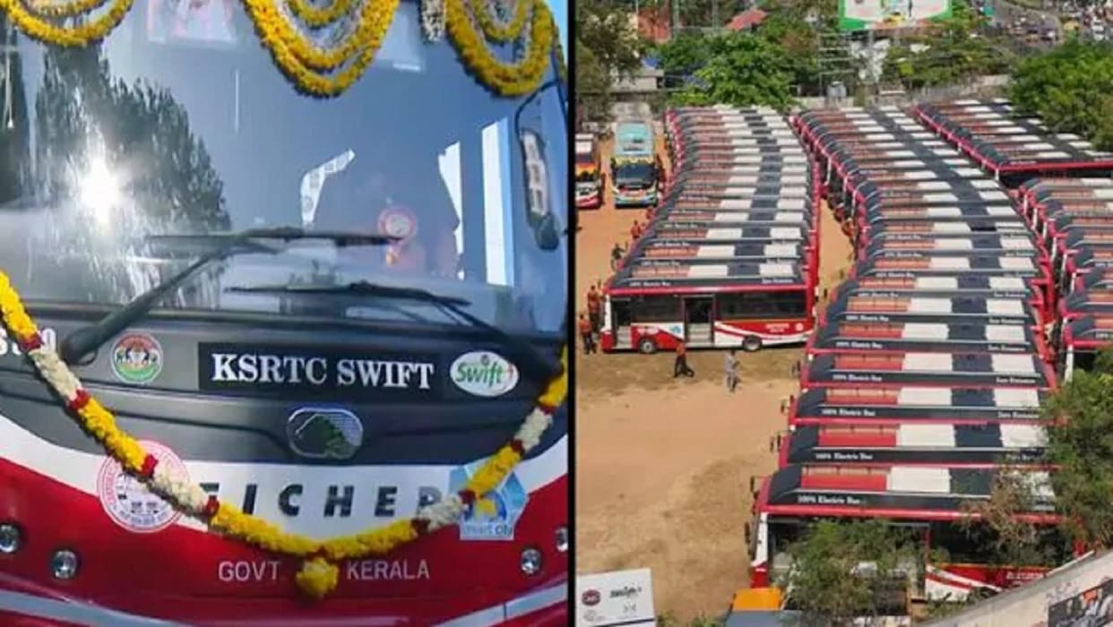 Kerala adds 60 more electric buses to KSRTC fleet in Thiruvananthapuram in ongoing Smart City project