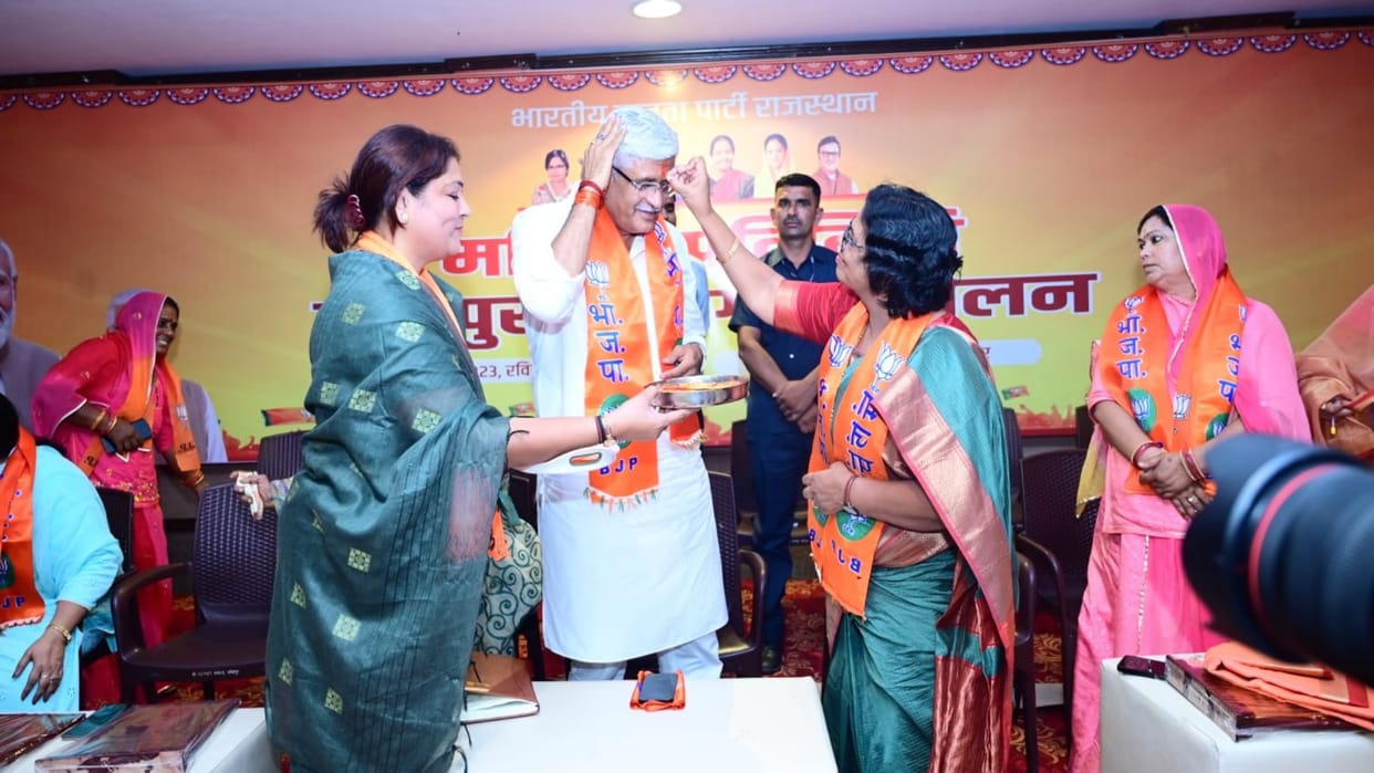 Politics Shekhawat says in Jodhpur upcoming assembly elections to return the lost pride of the state