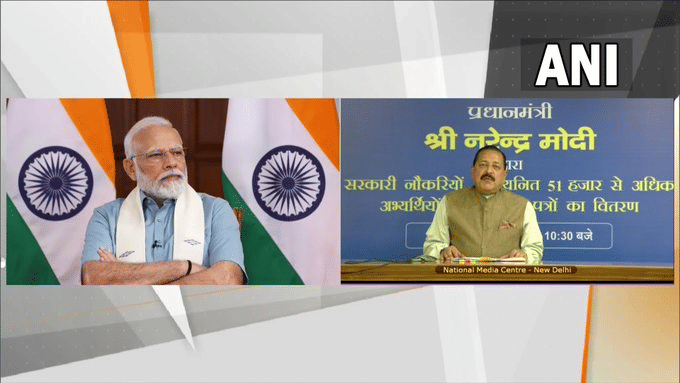minister Jitendra Singh said employment has increased in the last nine years of the Modi government