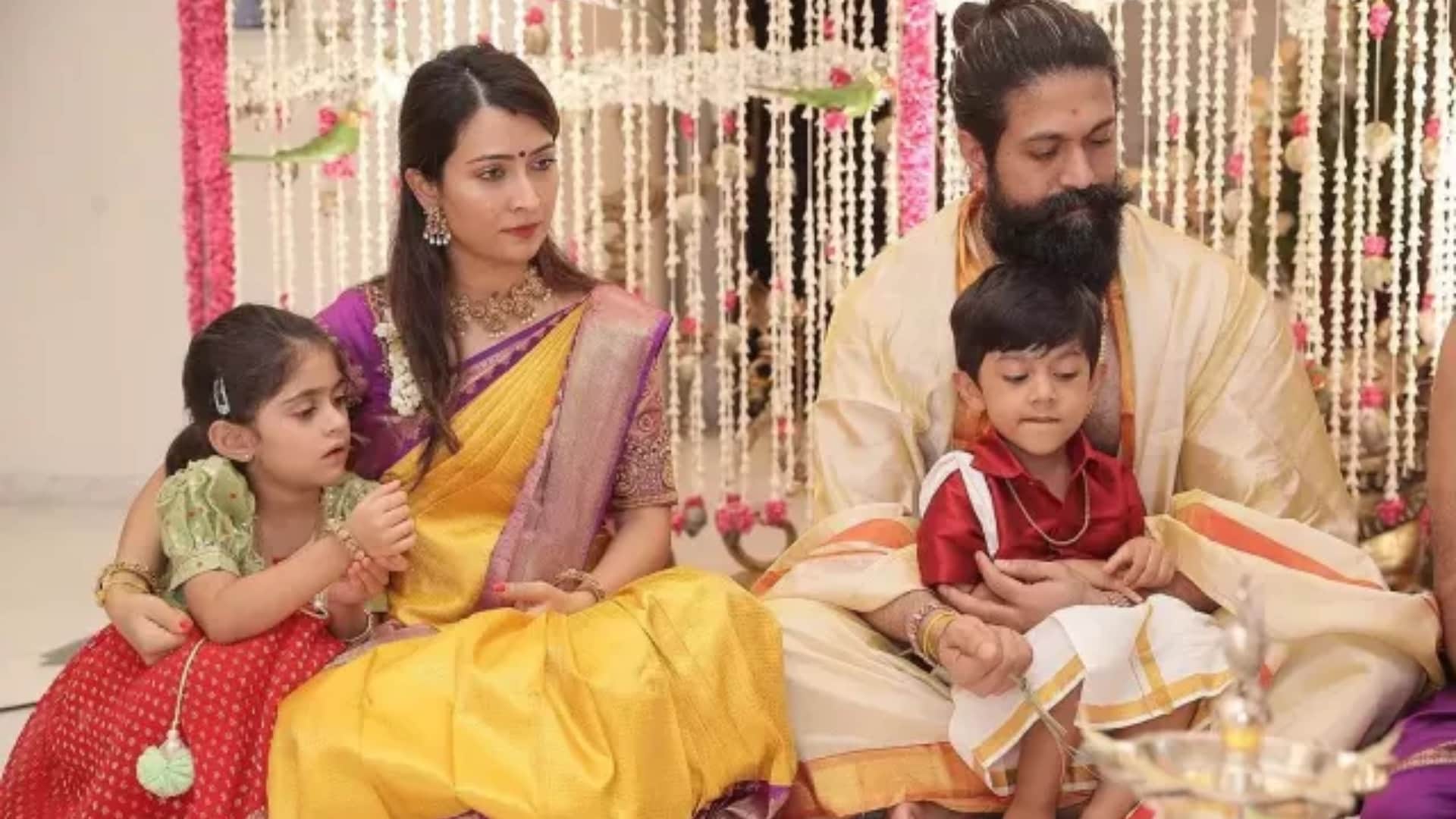 Ramayan Actor Yash Radhika Pandit Celebrate Varamahalakshmi Puja with family read full details inside