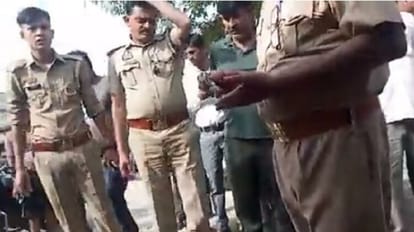 Constable misbehaved with BJP leader when dial 112 vehicle collided with bike