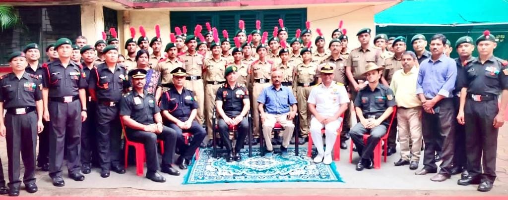 NCC ADG Vivek Tyagi met Vice Chancellor of Jadavpur University