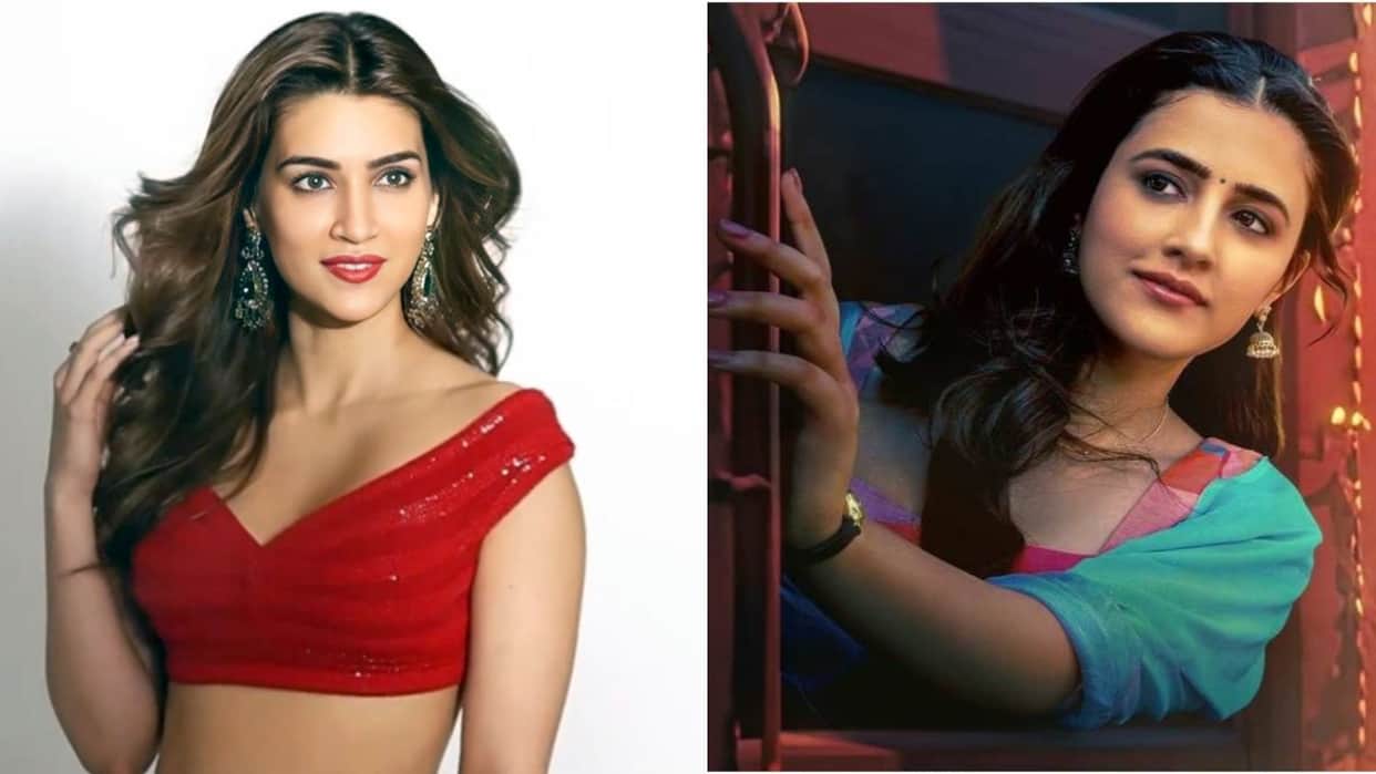 Kriti Sanon launches sister Nupur and ravi teja pan India film Tiger Nageswara Rao poster actress feels Proud