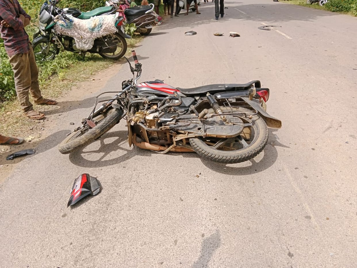 MP News: Speeding car hit, one person on bike died, another serious