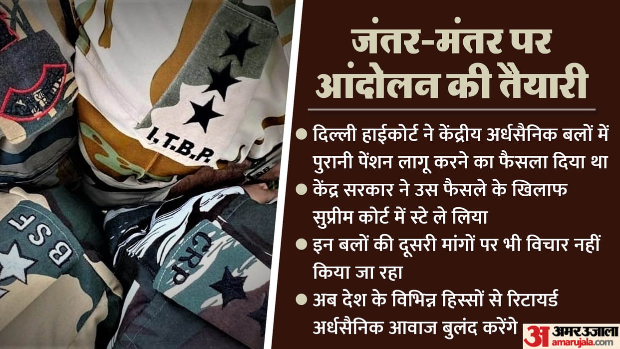 CAPF: There will be ruckus at Jantar Mantar on Sept 25 regarding old pension other issues protest wont stop