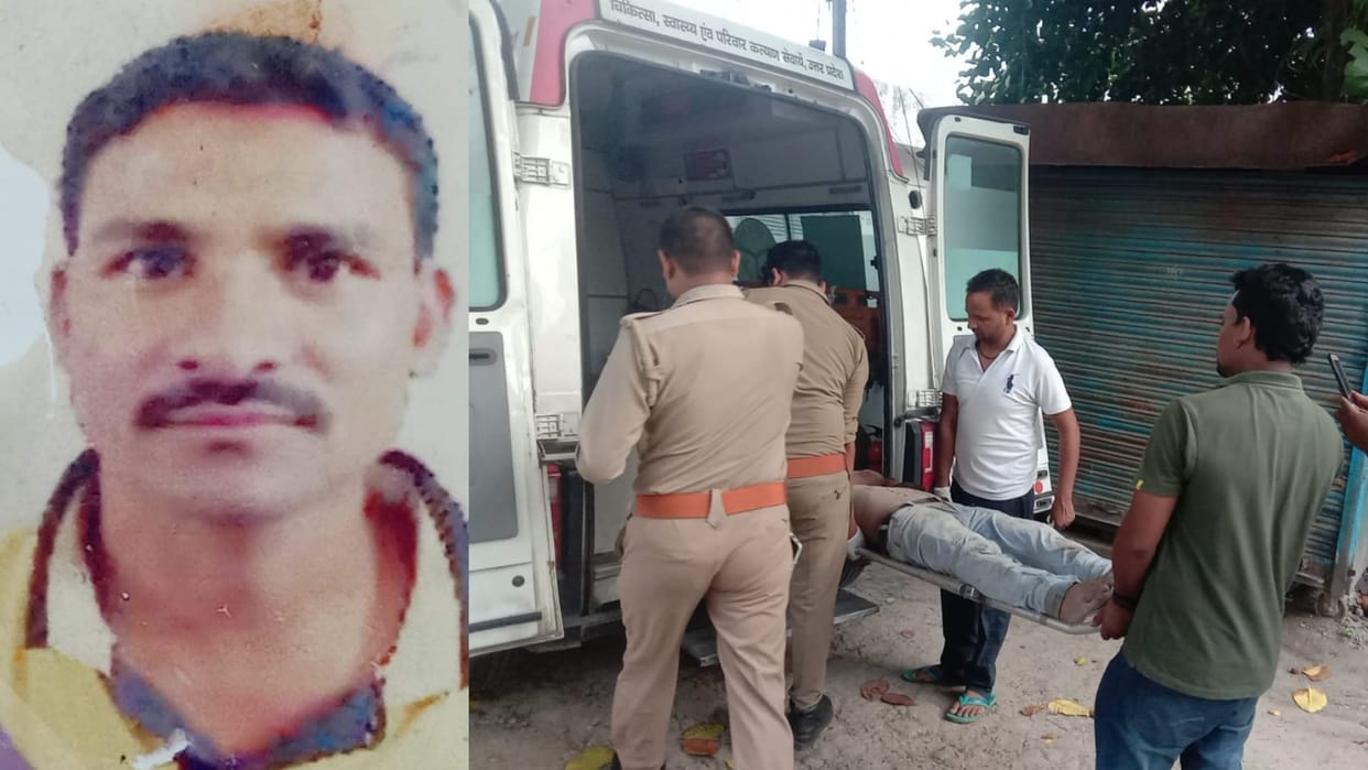 A man murdered in Vibhutikhand area in lucknow.