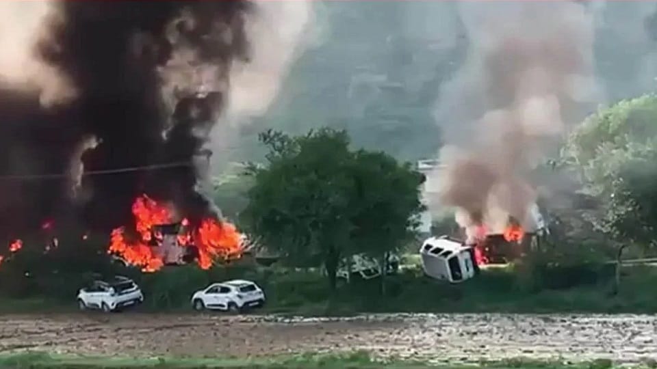 Violence was sparked by social media posts
