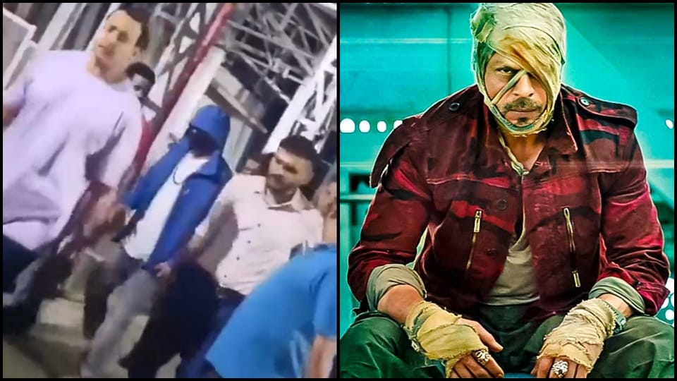 actor Shahrukh Khan visit Mata Vaishno Devi before release of film Jawan