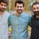 करण देओल और राजवीर देओल के साथ सनी देओल