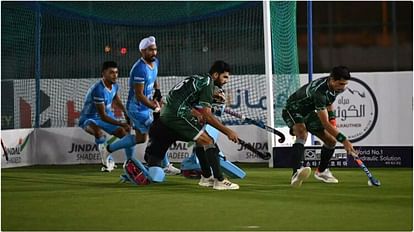 Asian Hockey 5: पाकिस्तान ने भारत को 5-4 से हराया, बांग्लादेश और ओमान पर जीत के बाद मिली हार Asian Hockey 5: Pakistan beat India 5-4, defeat after victories over Bangladesh and Oman