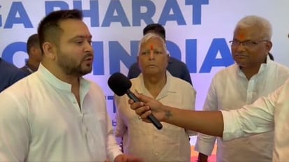 Bihar News: Tejashwi Yadav targets BJP, Modi government; Mumbai I.N.D.I.A. meeting, Lalu Yadav, Rahul Gandhi,