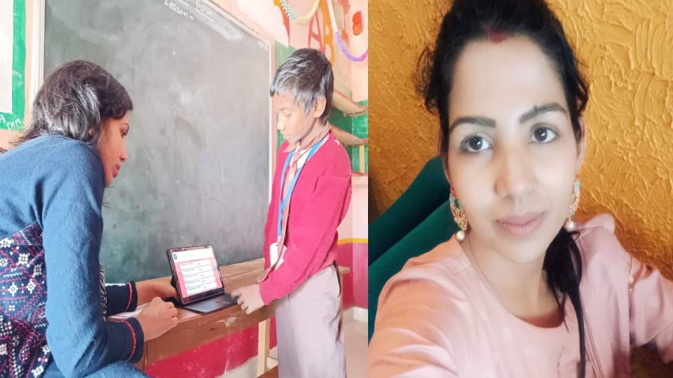 Varsha Chahar has been selected for Uttar Pradesh State Teacher Award from Agra