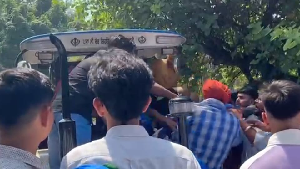 Student leaders clashed during protest at Chandigarh DAV College
