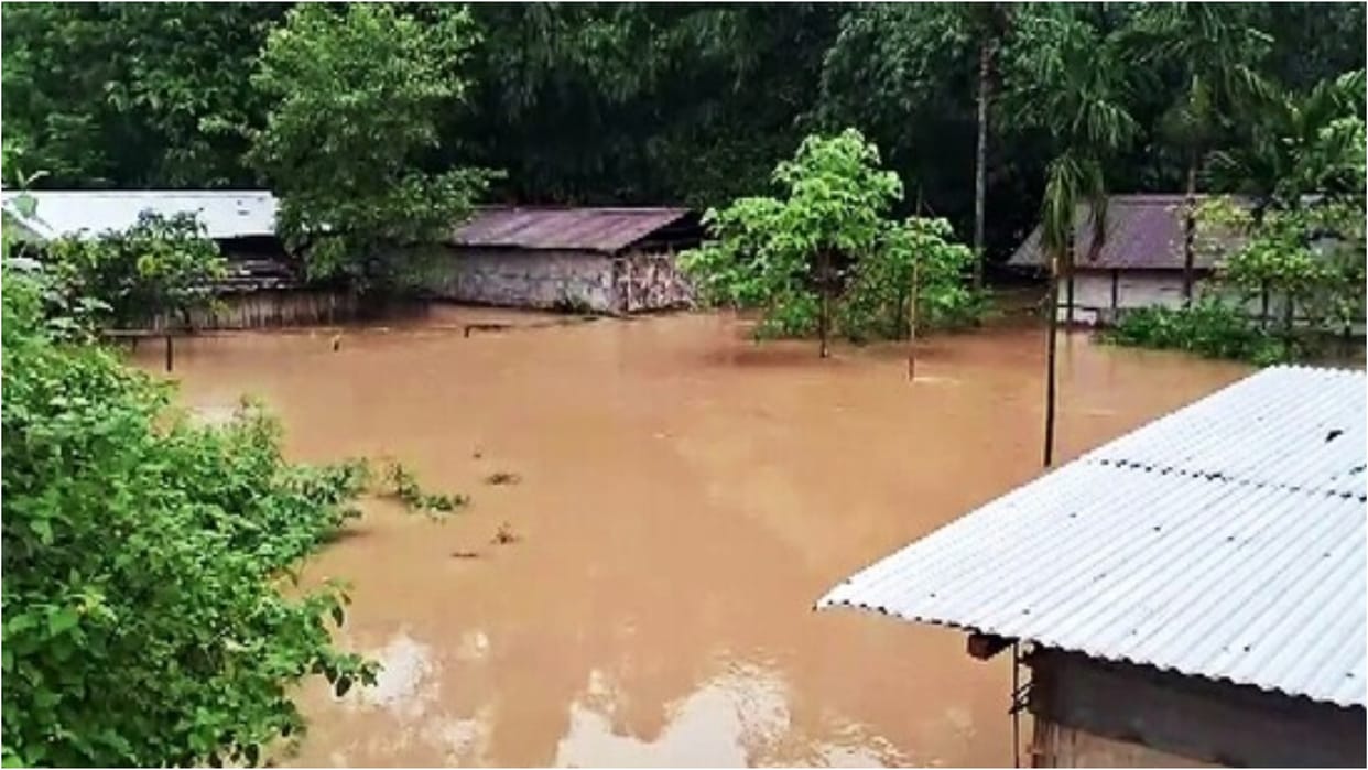 Flood in Assam crops Brahmaputra river water level state agriculture minister Atul Bora statement