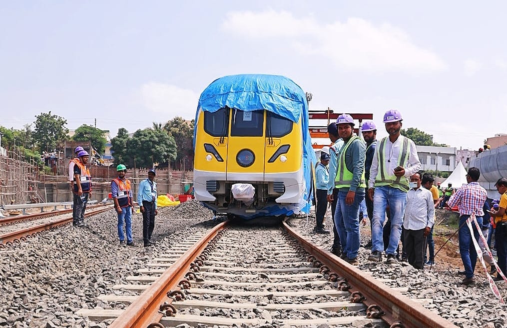 Each metro coach has a seating capacity of 50 passengers, two hundred passengers will be able to stand.