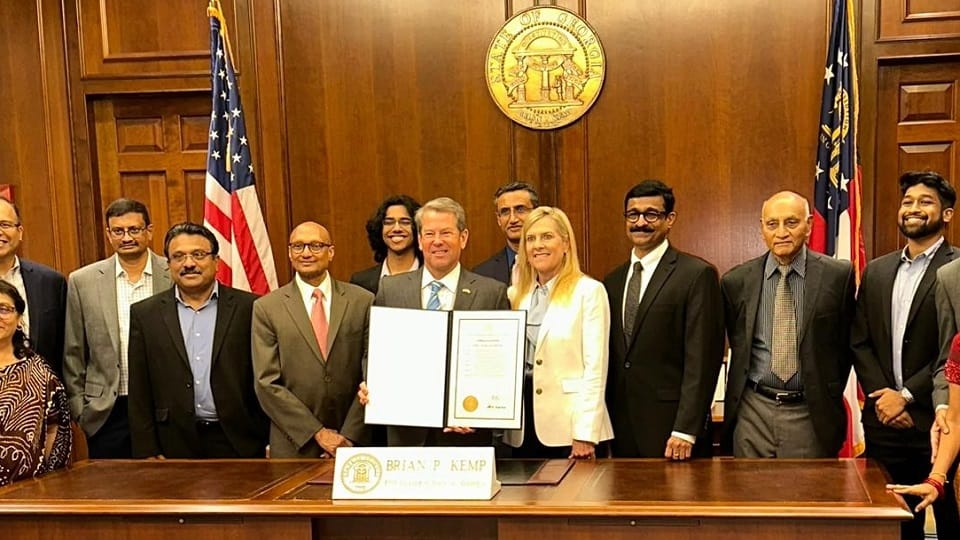 American state of Georgia officially declares October as Hindu Heritage Month