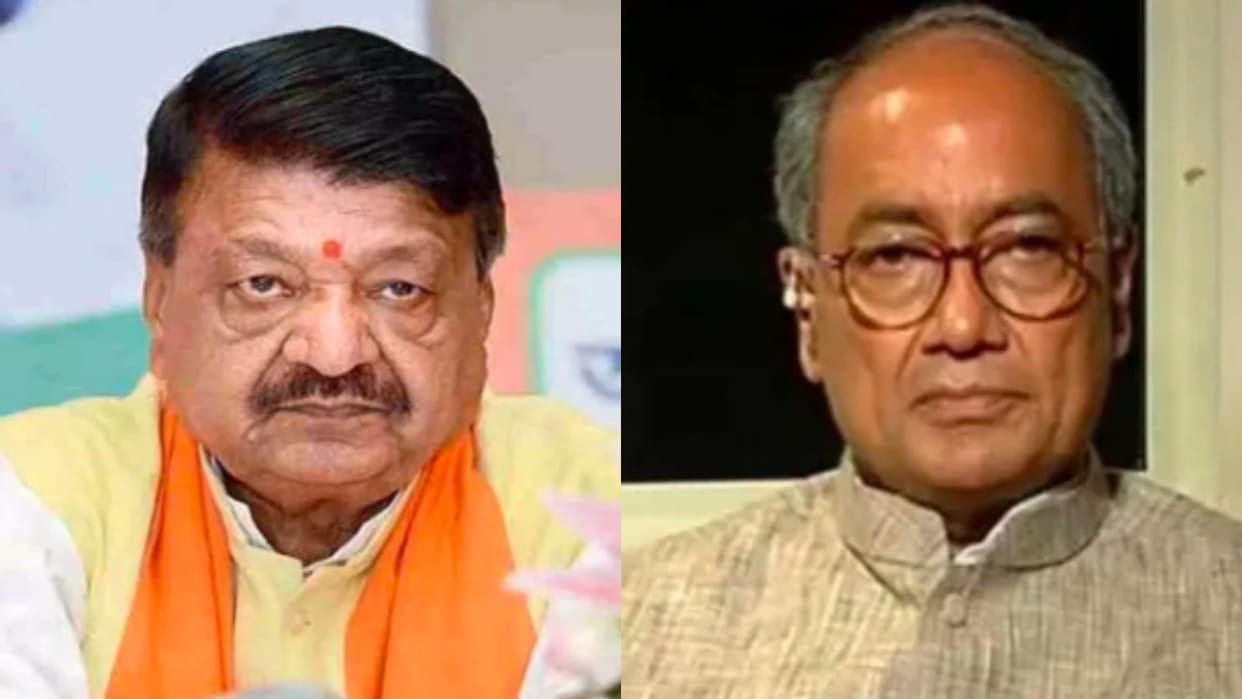 Digvijay Singh cornered over Jain temple tweet, Vijayvargiya said - been CM for 10 years but not serious