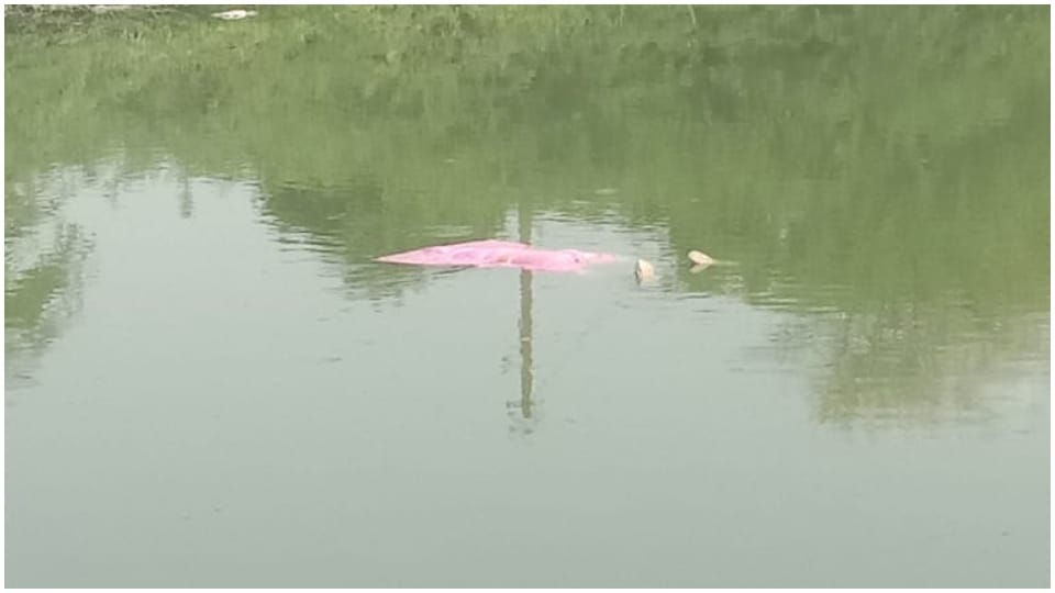 Woman body found in Kund in Bharatpur Father said she was mentally ills