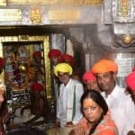 देव दर्शन यात्रा पर वसुंधरा राजे।