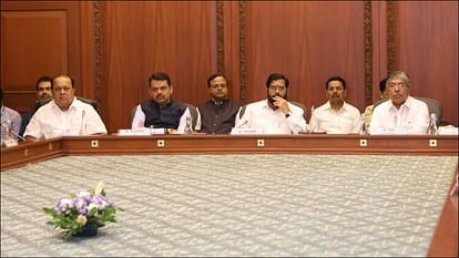 CM Eknath Shinde chairs meeting of NDA allies in Mumbai parallel to INDIA conclave Political news update