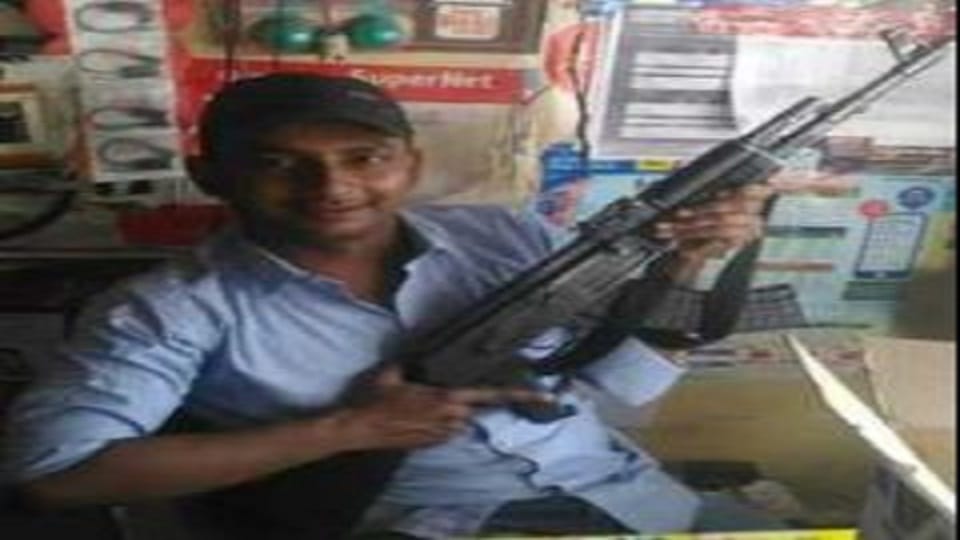 Photo with AK-47 clicked five years ago went viral by mistake