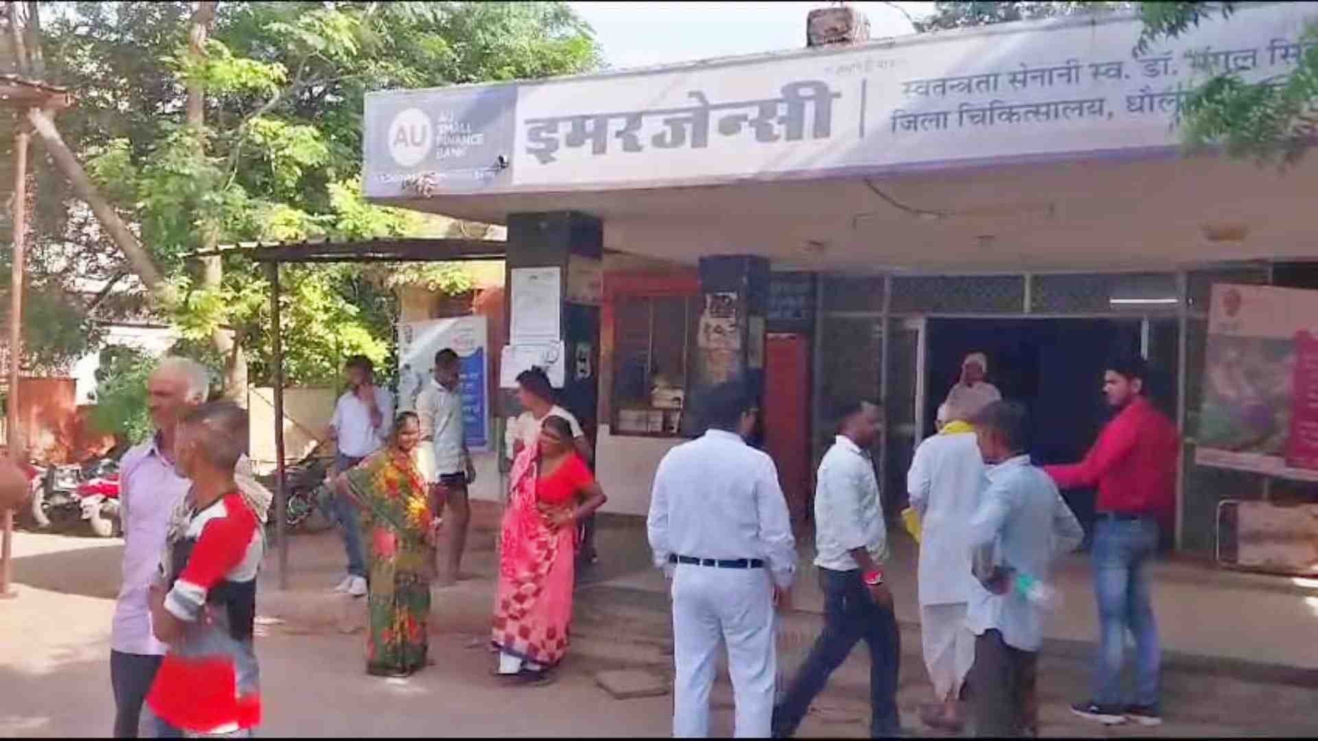 हादसे के बाद मॉर्चरी में लाया गया शव।