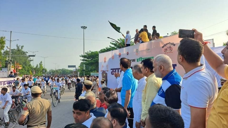 Campaign to make Haryana drug free, CM Manohar Lal flagged off cycle rally