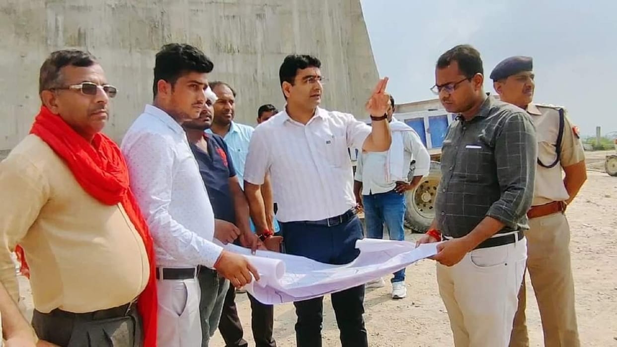 Design of cultural center based on Lord Shri Ram in Shringverpur ready