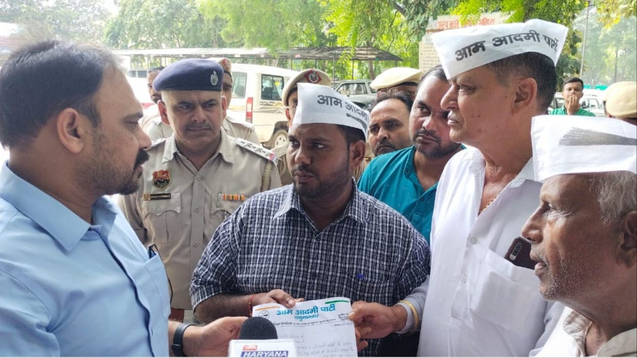 Yamunanagar: AAP came in support of Asha workers
