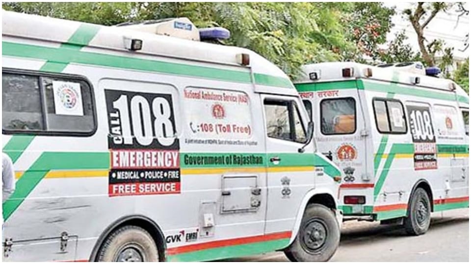 108 and 104 ambulance services stopped in Rajasthan employees to protest against Gehlot government on Sunday