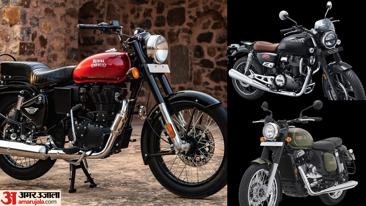 2023 Royal Enfield Bullet 350 vs Honda CB350 vs Jawa Forty Two Know Engine Specs Price comparison